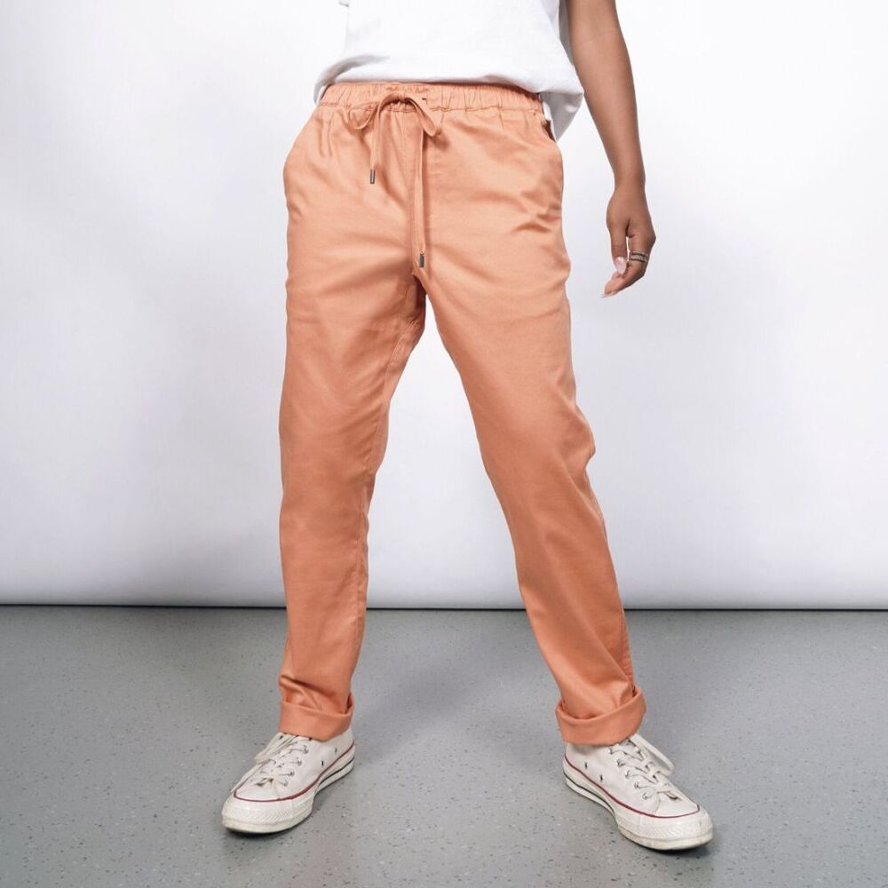 Wildfang The Essential Drawstring Pant Large – Pecan